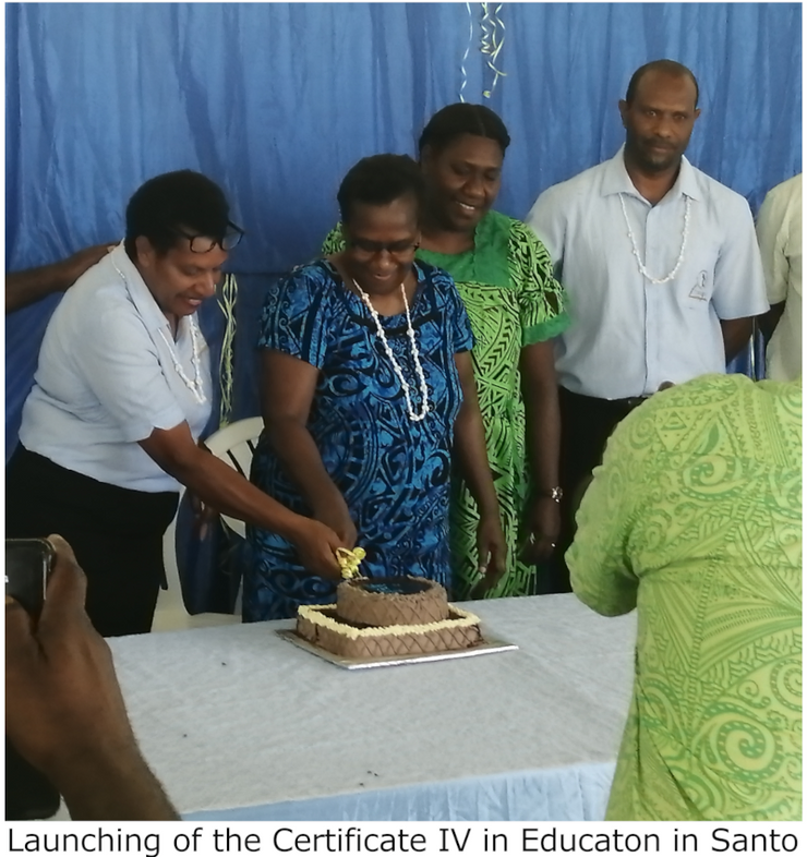 Launching of the Certificate IV in Education in Santo