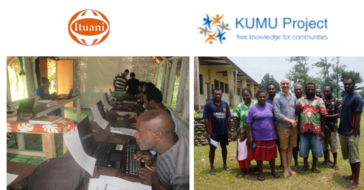 kumu project supported ituani with two offline library devices
