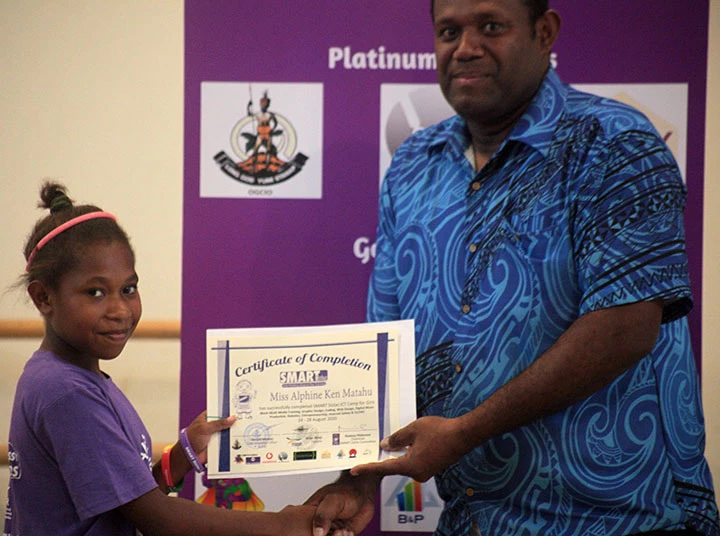The second smartsistas participant coming from outside of Port Vila